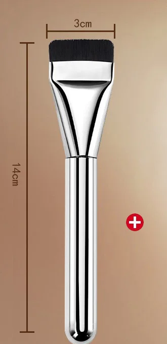 Soft Silicone Bristles Makeup Brush for Primer, Concealer, and Foundation Application