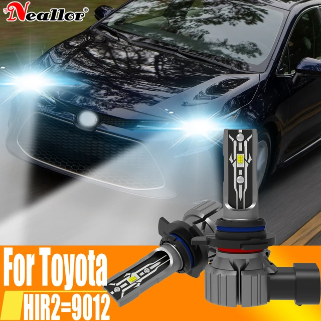 For Toyota IQ 2009-2015 2x 9012 HIR2 LED Headlight Bulbs White