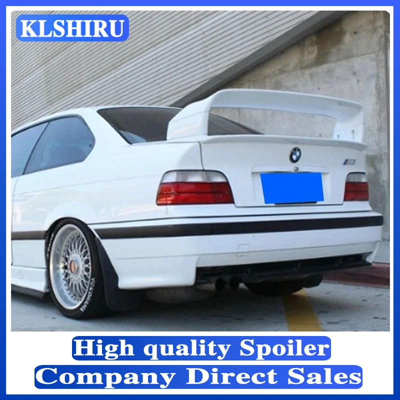 Per Bmw E36 M3 Spoiler 1990-2000 Bmw Serie M3 Spoiler Con Luce Abs Plastica Materail Spoiler Non Verniciato Per Bmw E36 M3 Spoiler