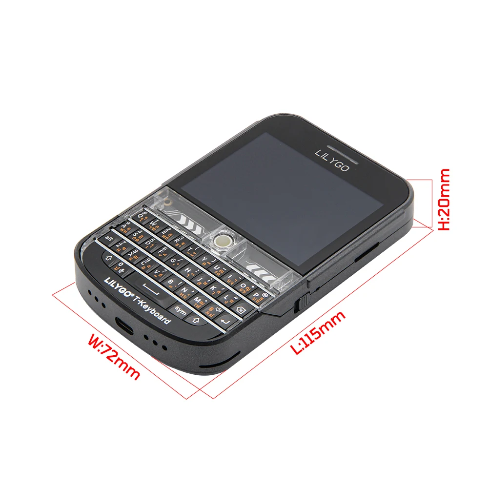 White Keyboard LILYGO T-Deck Plus ESP32-S3 LoRa Development Board LoRaWAN Low Power Consumption Long Distance Communication Wireless Module 