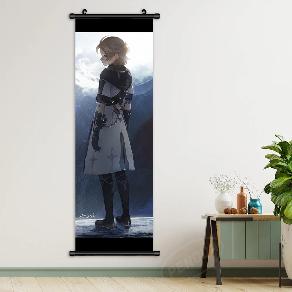 Sword Art Online Wall Scroll Poster Fabric Painting for Anime Main  Characters 154 L