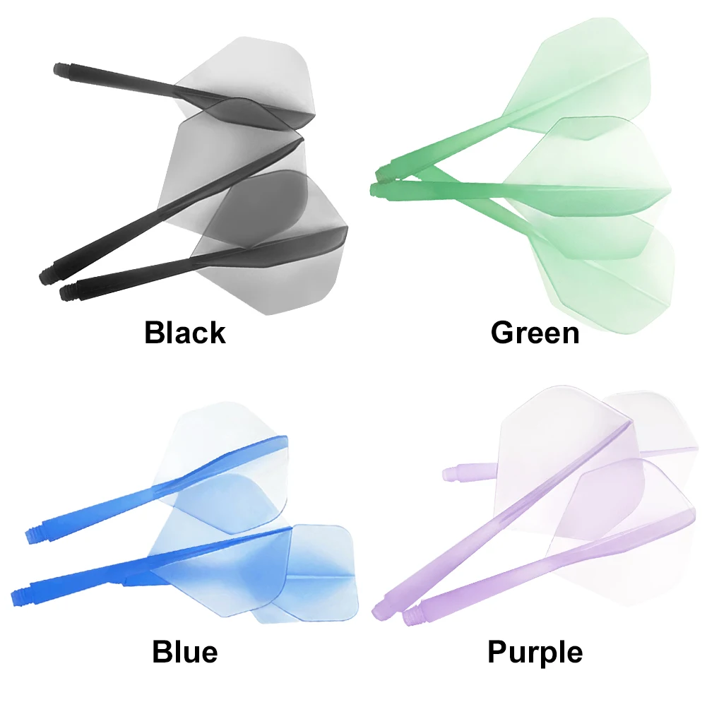 3Pcs Integrated Dart Flights and Shafts Anti-fall Professional Darts Plastic Integrated Dart Shaft and Flights Dart Accessories