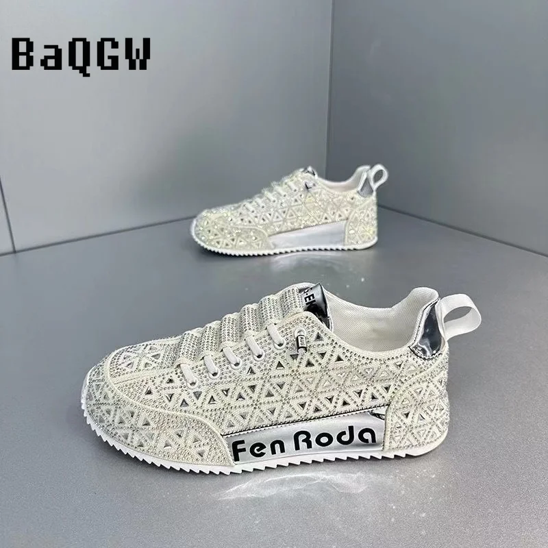 Glitzernde Sneakers für Herren, Designer-Cover-Sohle, lässiger BG-Board-Schuh, modisches Obermaterial, erhöhte Innensohle_voghion.com