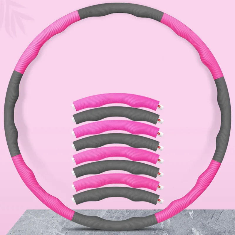 Hula hoop removable foam sponge Hula hoop fitness equipment massage size adjustable weight