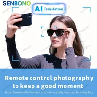 SENBONO E13 AI Translation Smart Glassess Glasses Bluetooth Call Camera Control Headphones Sunglasses for Sports Driving Cycling - Image 4