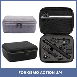 Portable Handbag For OSMO Action 3/4 Hard Shell Storage Bag Waterproof Carrying Case for DJI Action 4 Sports Camera Accessories