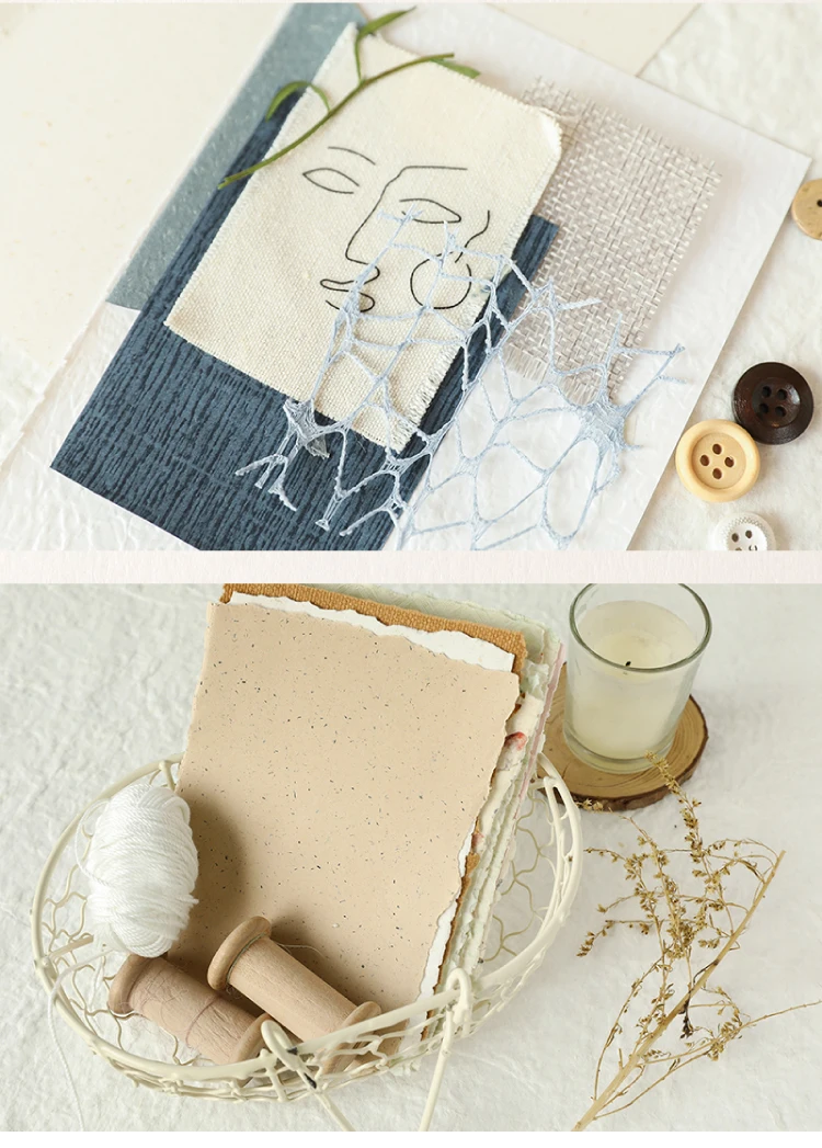 JIANQI 32 teile/paket Dekor Sammelalbum Vintage Materialien Papier buch DIY Junk Journal Collage Fotoalbum Retro Hintergrund papier – Detail 12