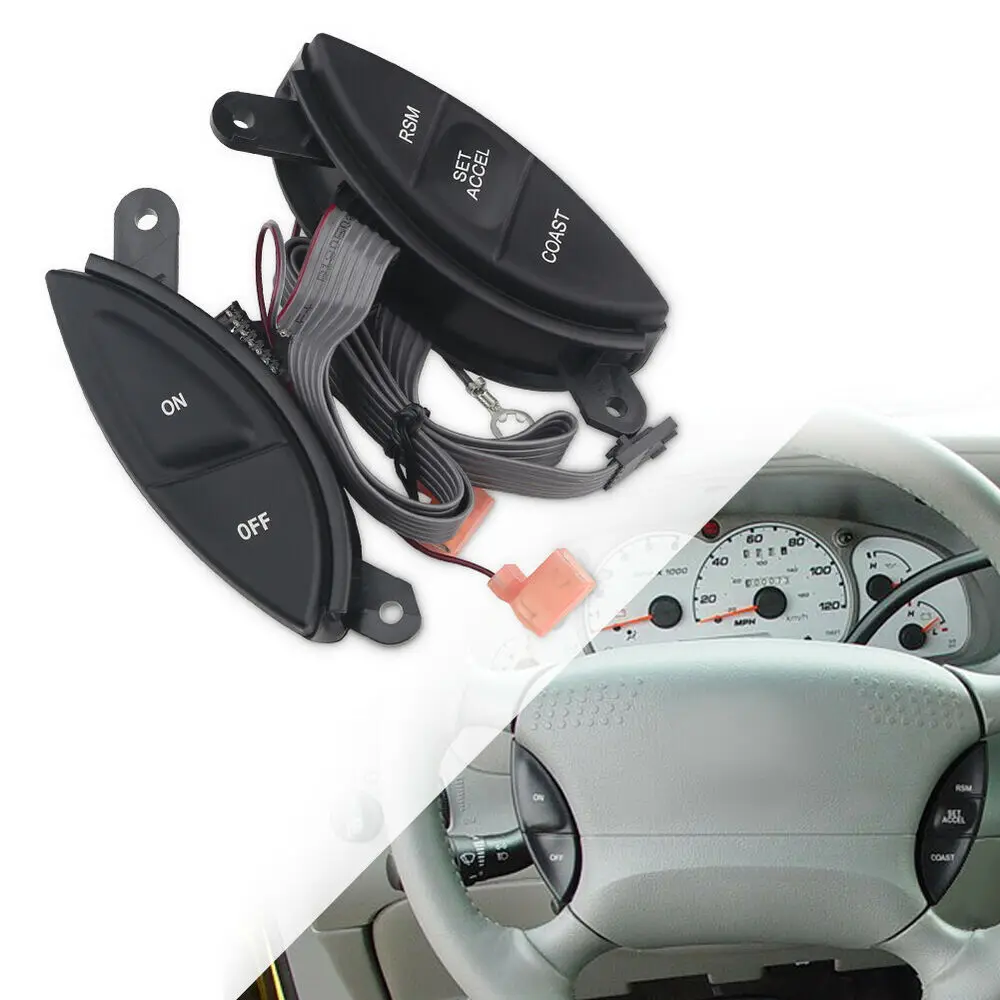 Steering Wheel Cruise Control Switch Button New Control Switch With Light Suit For Ford Explorer