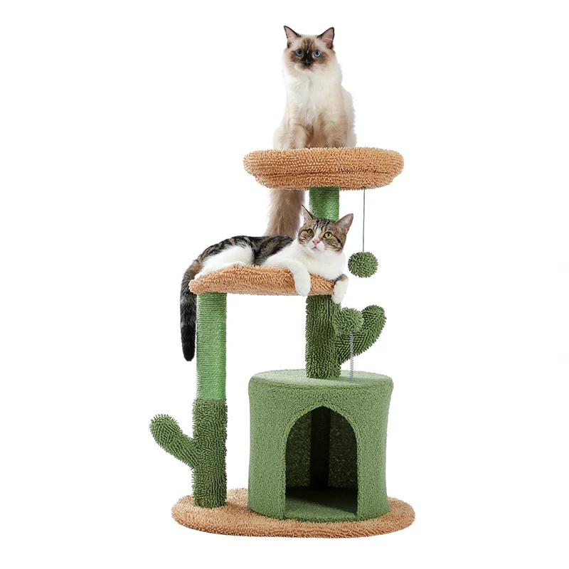 Cactus Cat Tree Diy Cactus Cat House Diy Cat Scratching