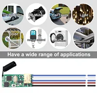 433Mhz Wireless DC 3.7V-24V Remote Control Switch 1 CH RF Transmitter Modul 433.92 MHZ Relay Receiver LED Light Controller Kit - Image 2