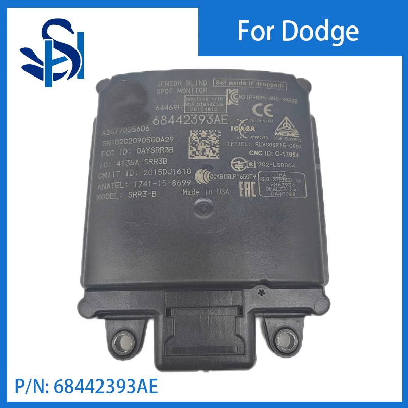 

68442393AE модуль датчика радара для слепых зон 2020-2023 Dodge Ram 2500 3500