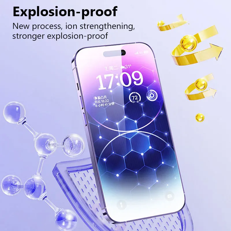 Premium Tempered Glass Screen Protector - 3 Pack