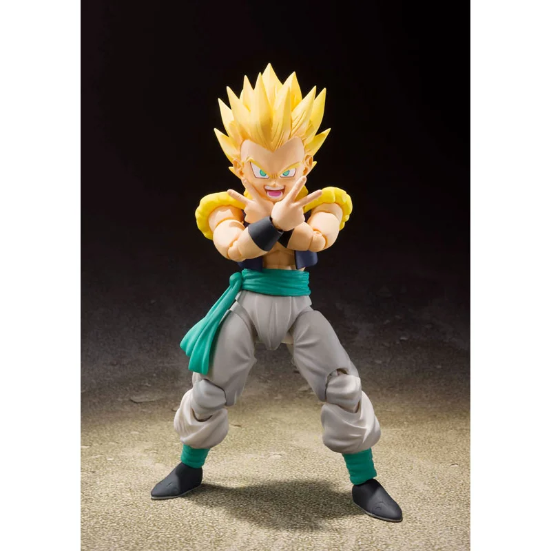 100% Original Bandai S.H. Figuarts Super Saiyan Gotenks Dragon Ball Z In Stock Anime Action Collection Figures Model Toys