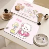 M -Mikko C-Characters Coffee Dish Quick Drying Kitchen Absorbent Drained Placemat For Table Bathroom Kitchen Draining Pads 1