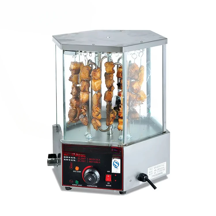 Grilled Rotary Corn Machine/tempered Glass Rotary Grill EB-18