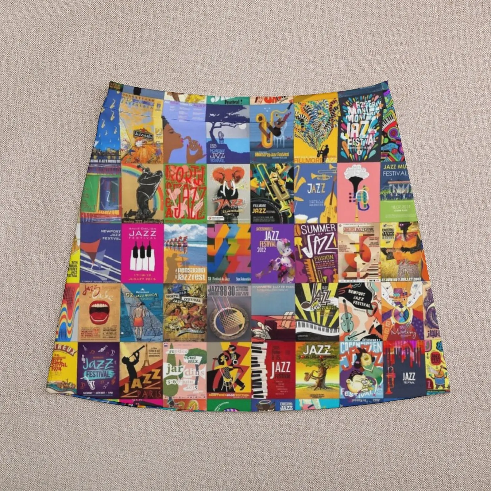 Jazz Festivals Mini Skirt short skirt for women fairy grunge