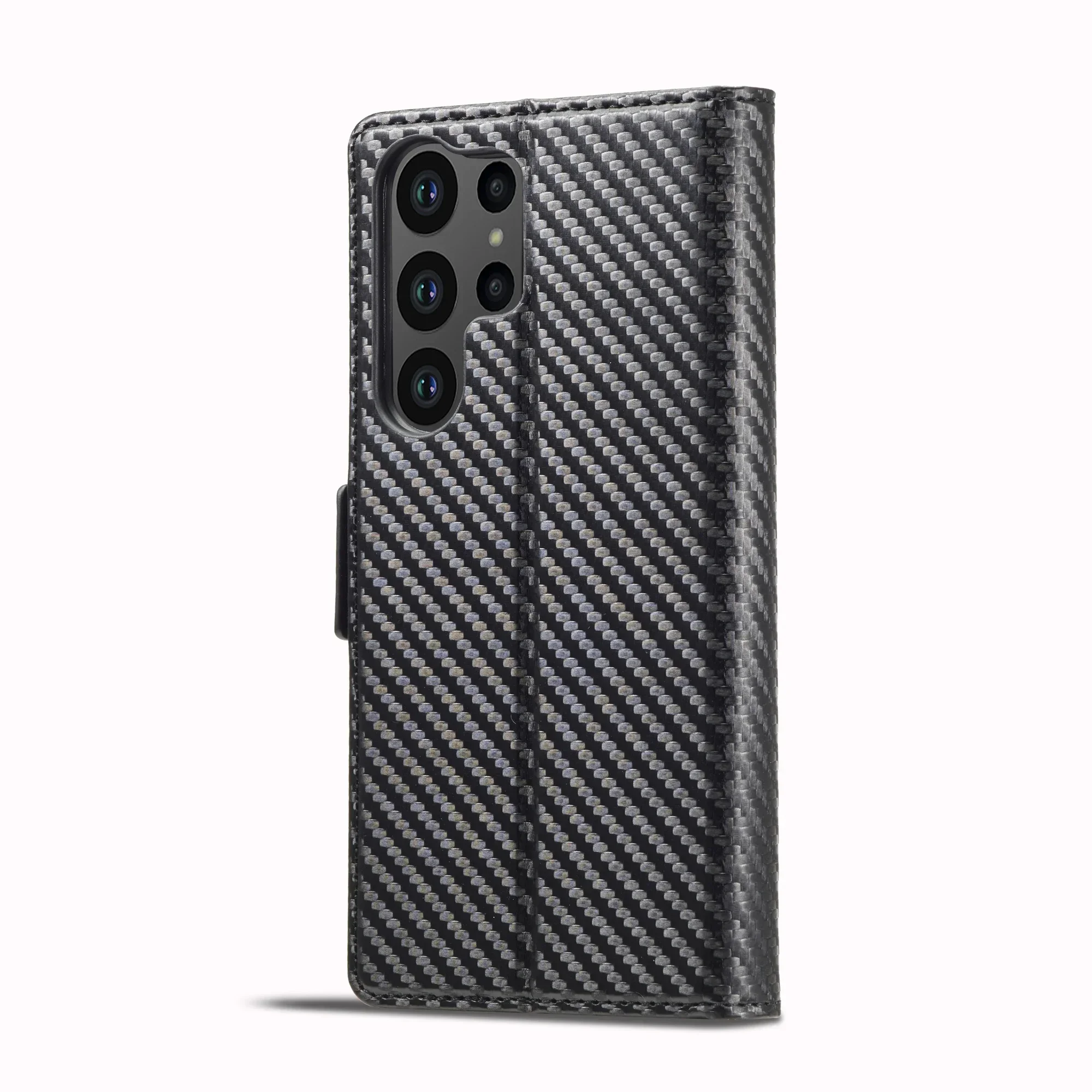 Premium Magnetic Leather Wallet Phone Case with Card Slot and Book Cover Design