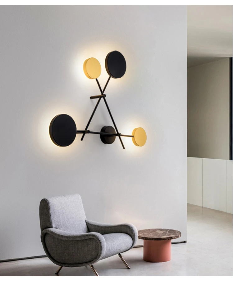 Modern LED Wall Lamp for Living Bedroom Background Decor Indoor Lighting lights Fixtures Sconces rotate head Luminaire Lights de wall mounted light fixture