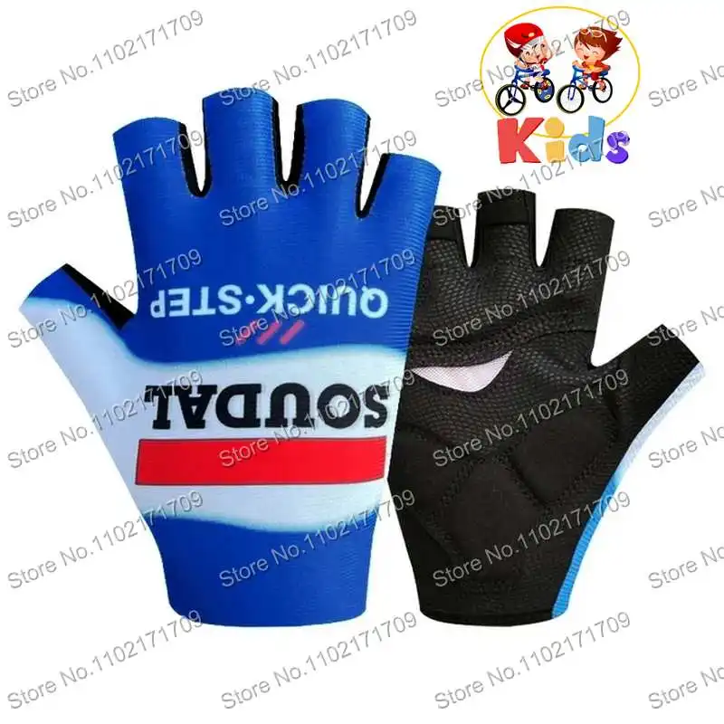 Kids Half Finger Cycling Gloves Boys and Girls Anti-static MTB Road Mountain Bike Bicycle Gel Gloves