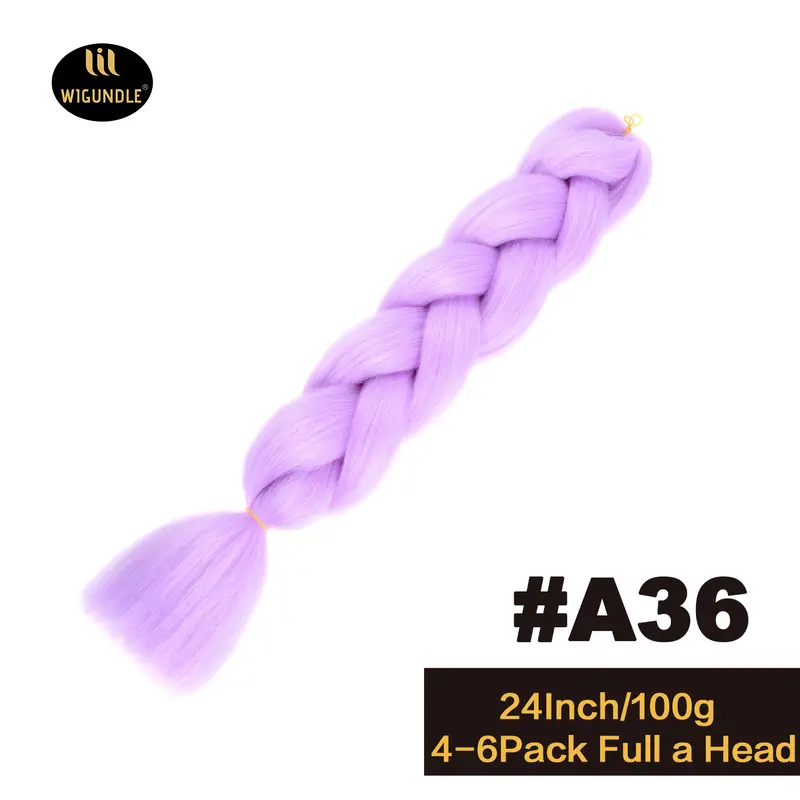 Long 24Inch Jumbo Braid Extensions Cos Synthetic Braiding Hair Afro Ombre Color Kanekalon Hair for Children/Women Braid - Image 9