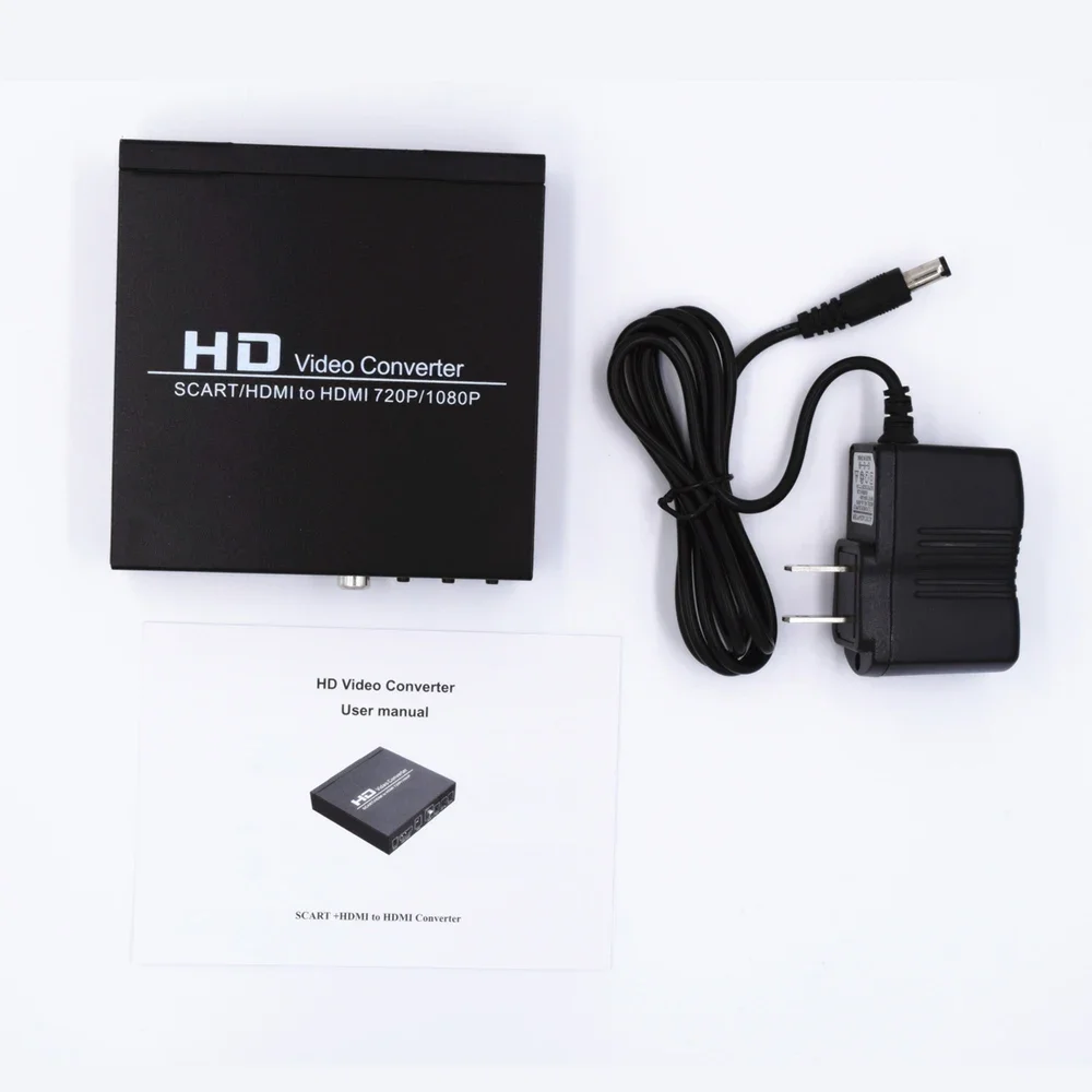 

Конвертер SCART в HDMI-совместимый преобразователь видео аудио коробка HD видео преобразователь Scart в HD адаптер со шкалой PAL/NTSC видео адаптер HD