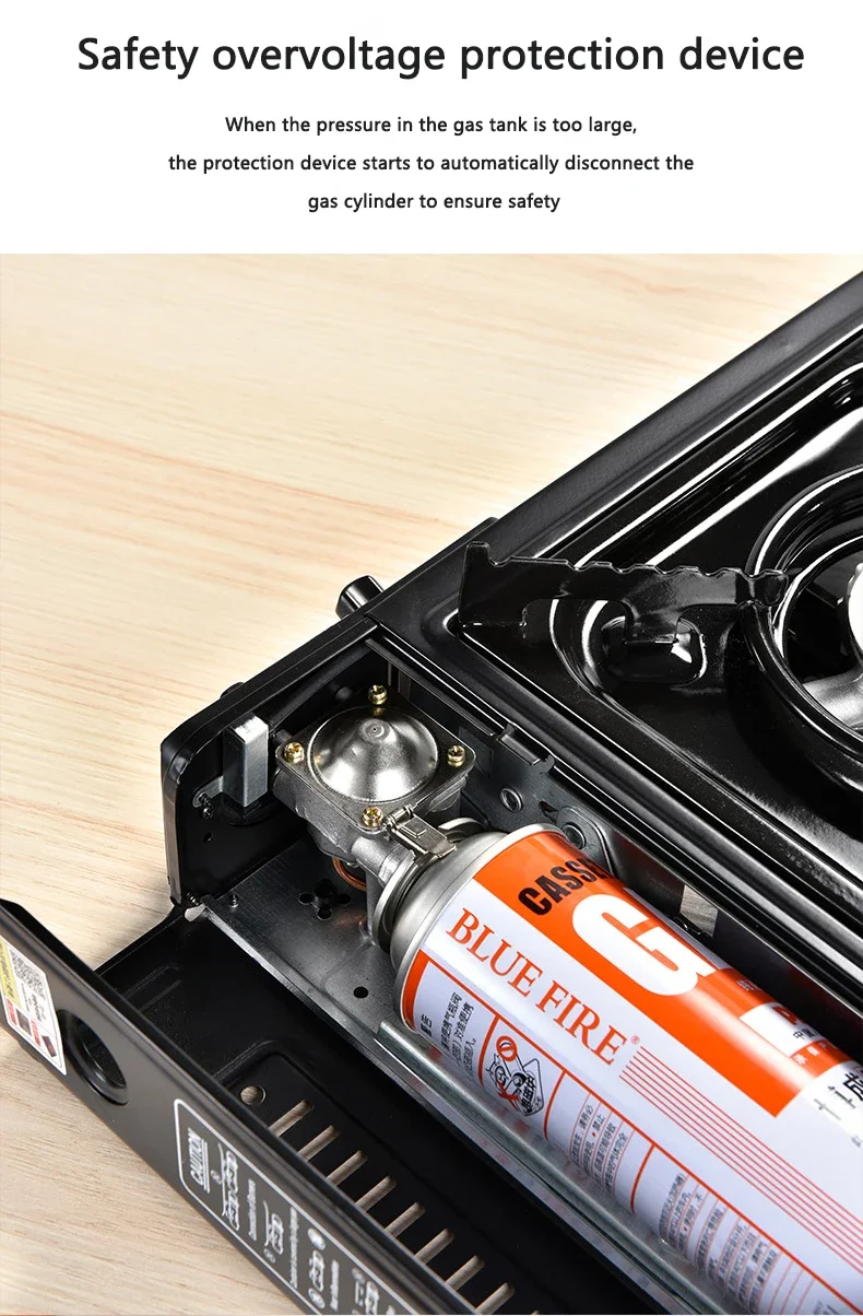 Custom Popular Outdoor Portable  Burner  Hiking Portable Gas  Butane Stove For Camping 4