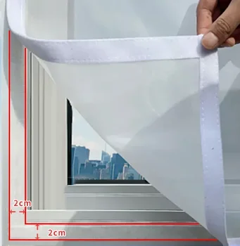 Anti-mosquito window screen self adhesive window mosquito net summer insect proof door mosquitonet for windows Customizable size 1