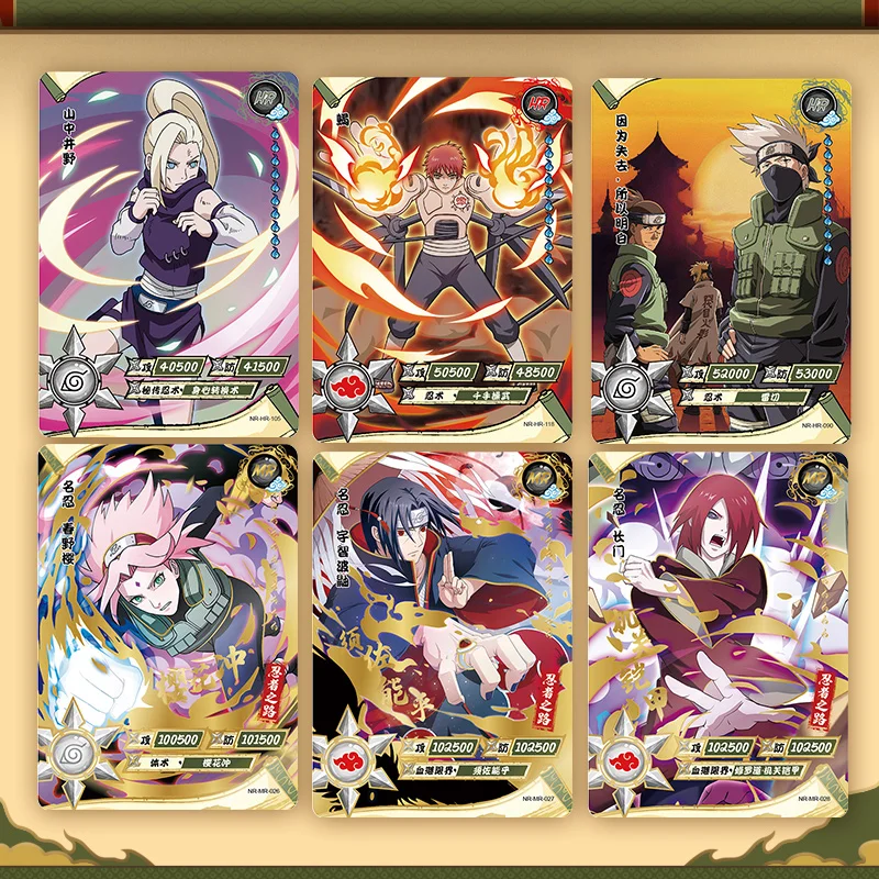 Naruto Card Box for Children's Festival Card Deck Box Trading Card Storage Box