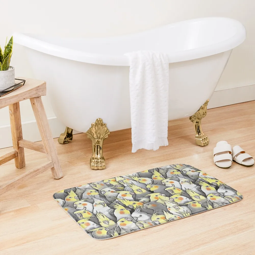 

Cockatiels Galore Bath Mat Bathroom Bath Rugs Sets Of Bathroom Accessories