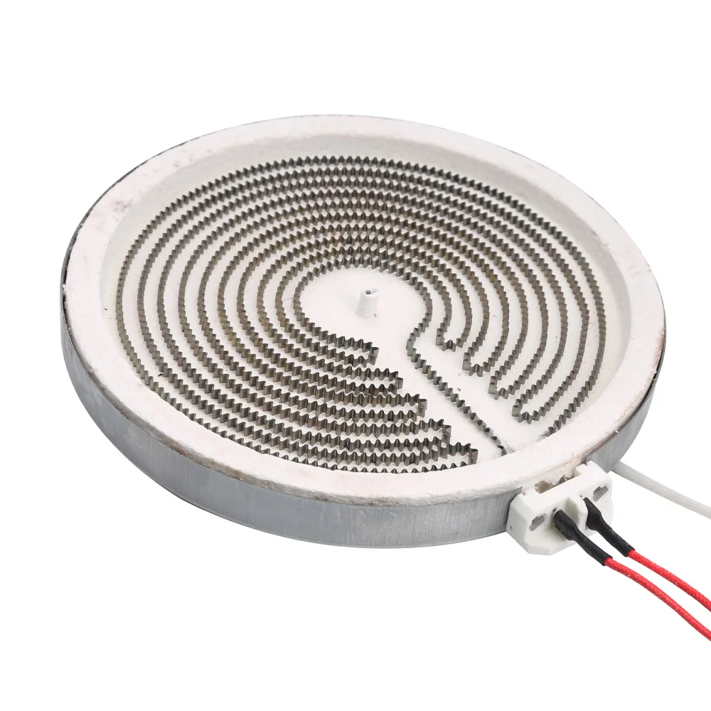 2000W 220V General Electric Ceramic Stove Heating Plate - Induction Cooker Heat Plate Parts with Cable Electrodes for Stove