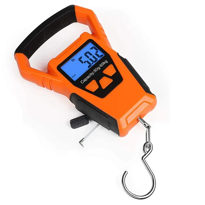 Portable electronic scale tape measure digital display hook hanging scale portable measurement fishing