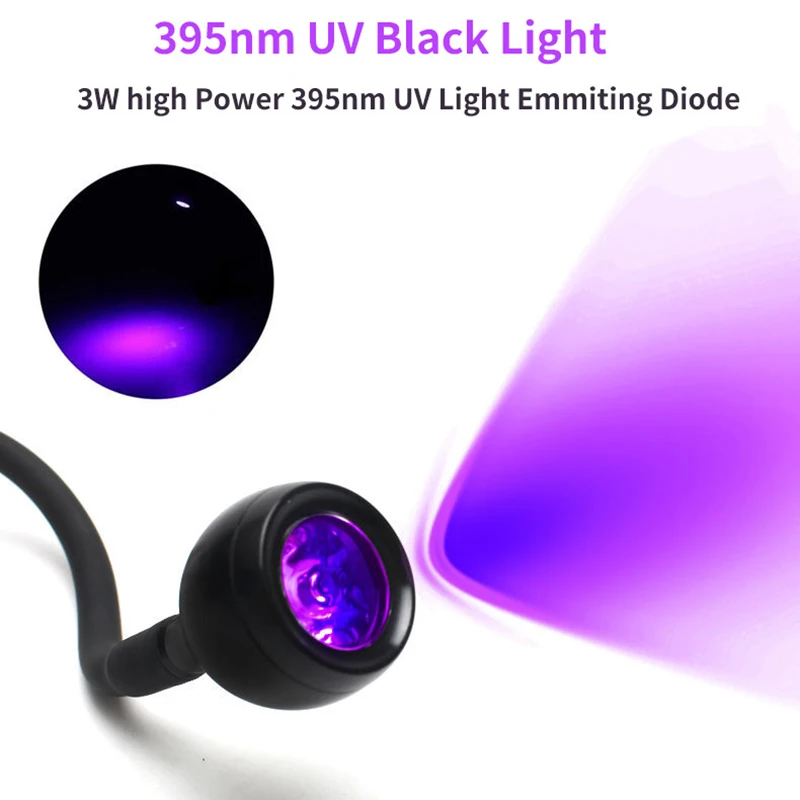 UV Lamp Nail Lights Dryer Led Ultraviolet USB Flexible Mini Gel Curing Lampe Manicure Pedicure Tools, uv curing lamp, uv nail lamp