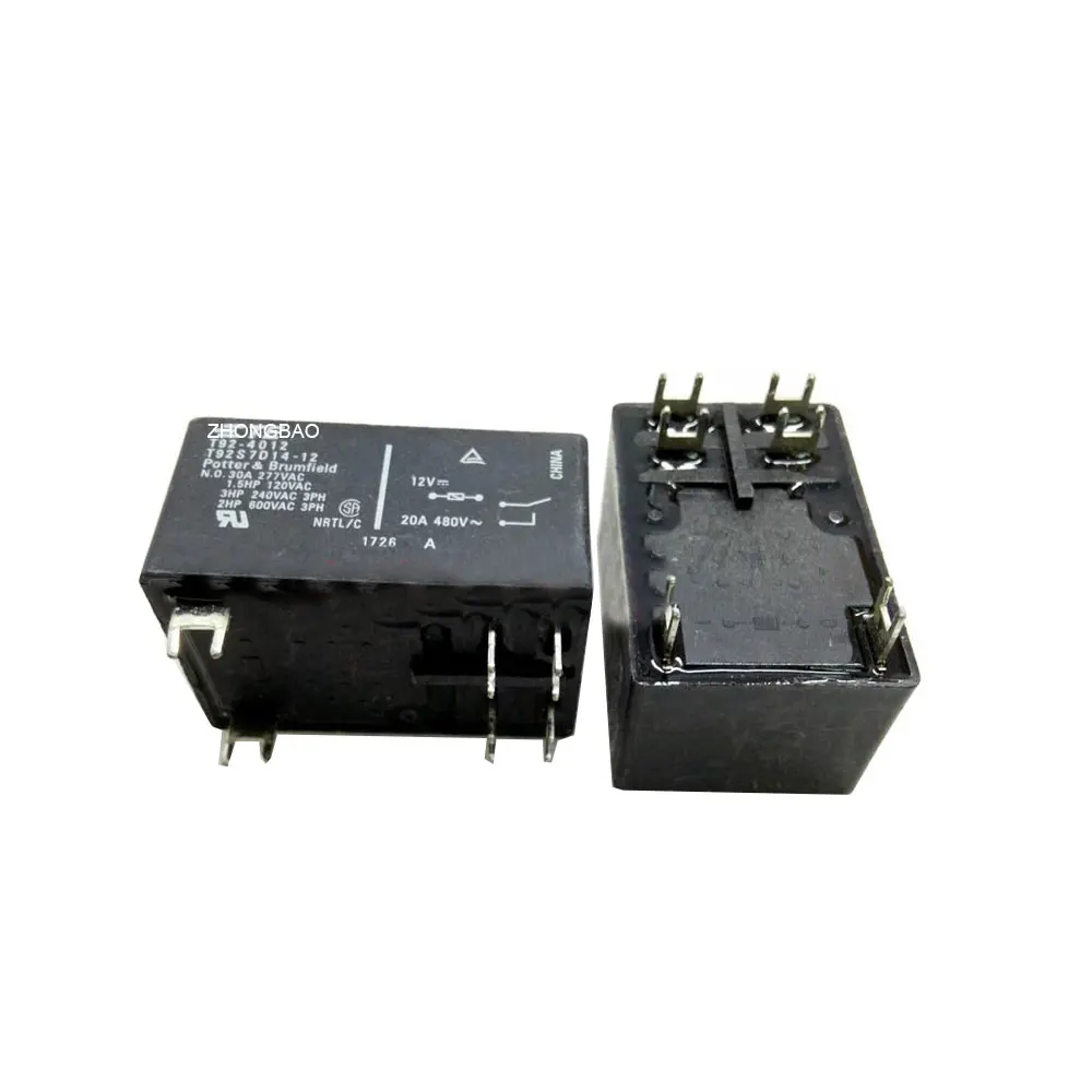 

T92S7D14-12 12V T92-4012 6-контактное реле 30A