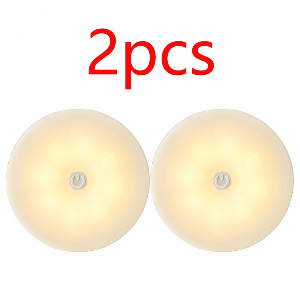 2pcs LED Smart Human Body Sensor Night Lamp Emergency Automatic thumbnail 3