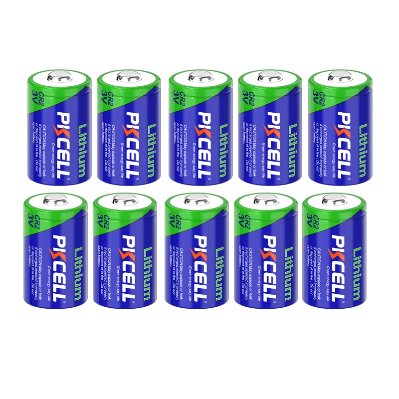 

10PCS CR2 850MAH CR 15270 CR 15266 3V Lithium Batteries Non-rechargeable for Camera GPS Security Door Magnet Smoke detector