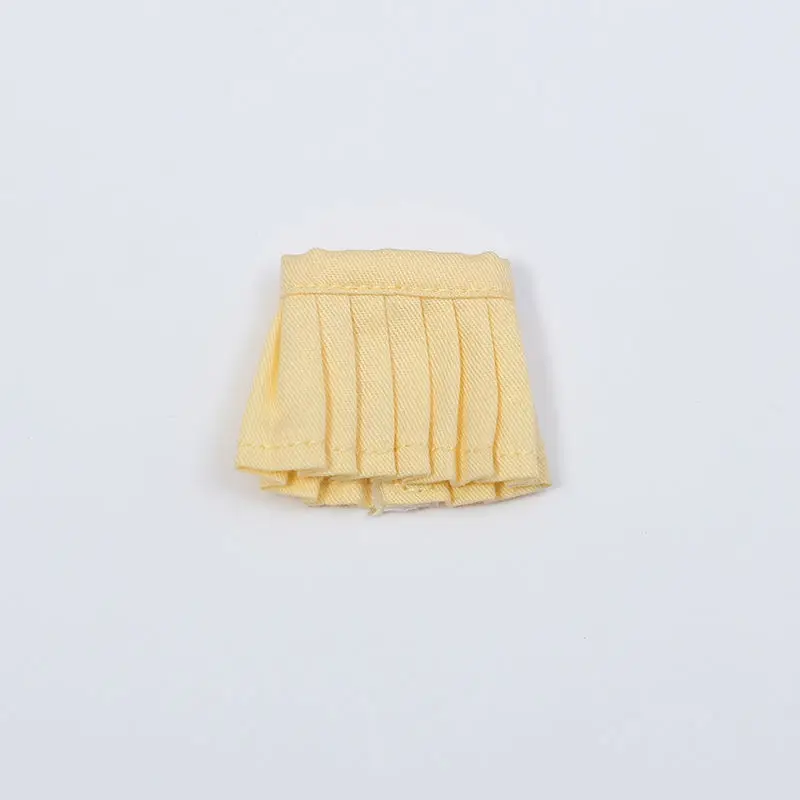 OB11 Doll Clothing Accessories Pleated Half Body Strap Skirt GCS Clay 1/12 Knot Little Pig Doll Clothing Multi Color