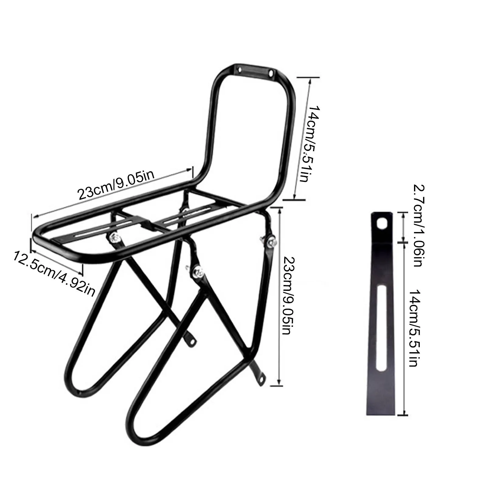 Bike Rack,Pannier Rack, Bike Front Rack Aluminum Bicycle Front Racks Carrier Front Shelf For Mountain Bike Accessories Bike Frame Basket 1PC, Racks - Canada