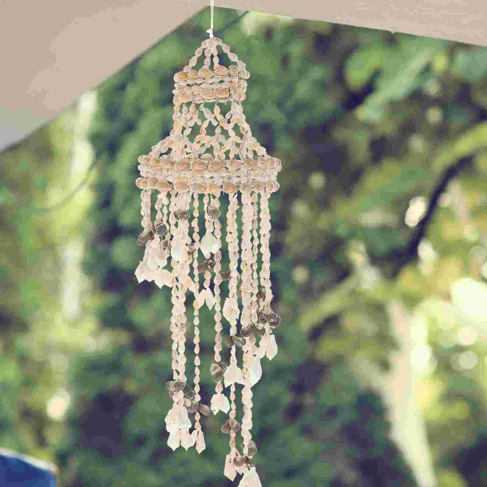

Conch Sea Shell Wind Chime Hanging Ornament Wall Decoration Creative Hanging Pendant Stylish Hanging Ornament Hanging Decor