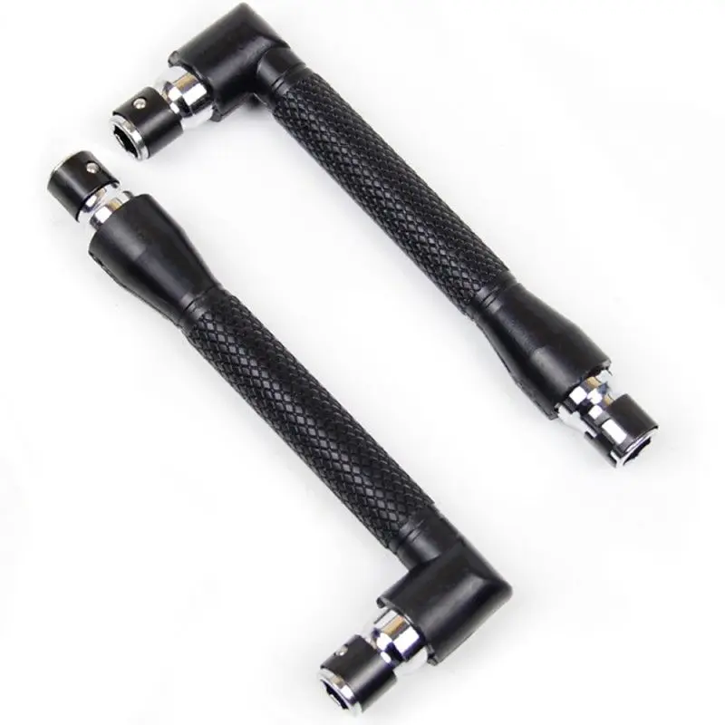 

Repairing Tool Wrench 11*4*1cm Black Iron & Plastic Multi Tools Socket Spanner Angled Double Multi tools Useful
