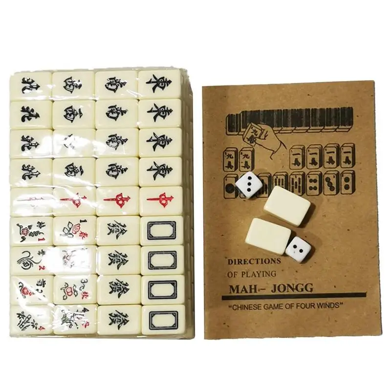 Mini Mahjong Conjuntos Jogo Majong Com Mala De Madeira Tradicional Chinês  Versão Jogo Brinquedo Portátil MahJong Para A Família Tempo De Lazer -  AliExpress