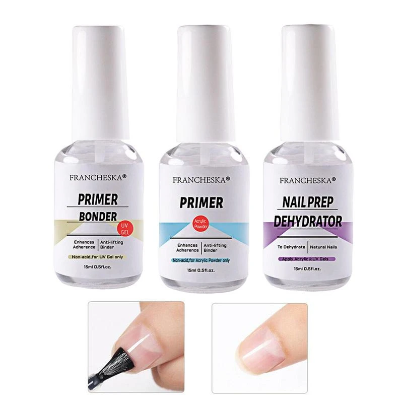 Deshidratador de uñas y Bonder de imprimación de uñas para preparación de  uñas enlace de proteína de uñas imprimación de Unión Superior para esmalte de  uñas de Gel Poly Ex| | - AliExpress