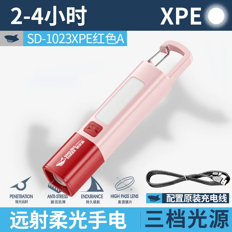 Ultimate Outdoor Flashlight with Variable Focus and Side Floodlight – High Brightness Portable Lamp