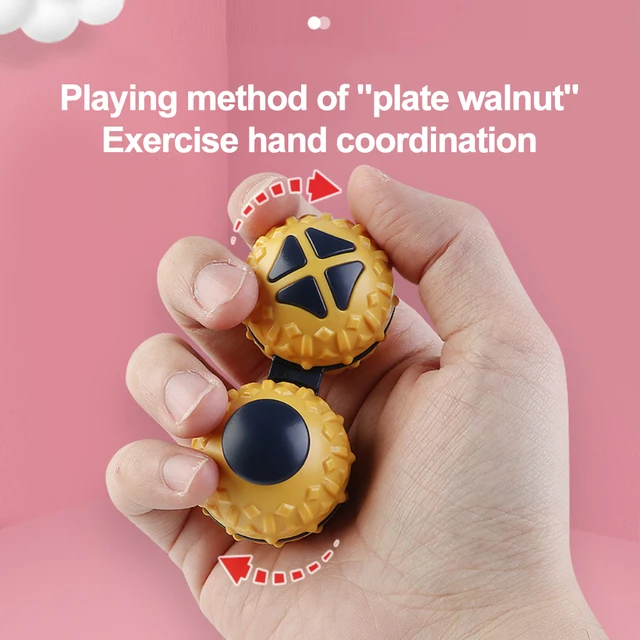 2 In 1 Massage Decompression Gyro Ball Fidget Toys Adult Stress Relief Sensory Toy Antistress Toy Hand Rotating Ball Gyro Toy 3