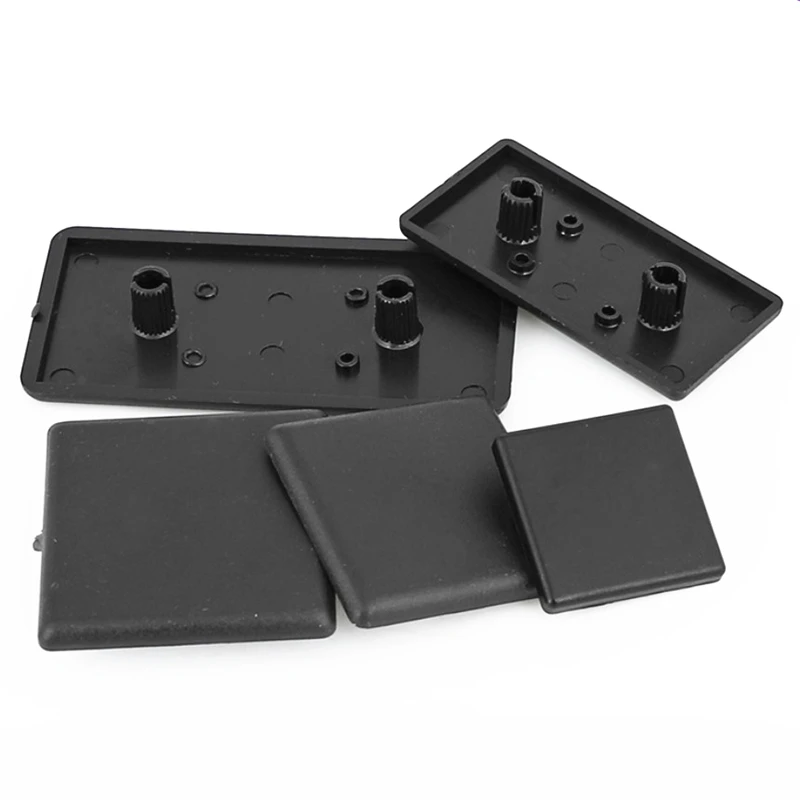 5/10/20/50PCS Black Plastic End Cap Cover Plate For 2040 3030 3060 3030R 4040 4080 4040R 4545 EU Aluminum Profile