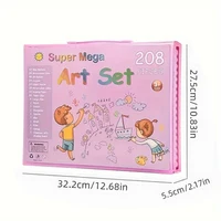 208 Pieces Set Watercolor Pen Set For Paintings Including Some Random Colored Tools Art Supplies For Sketching Artistic Gift 2