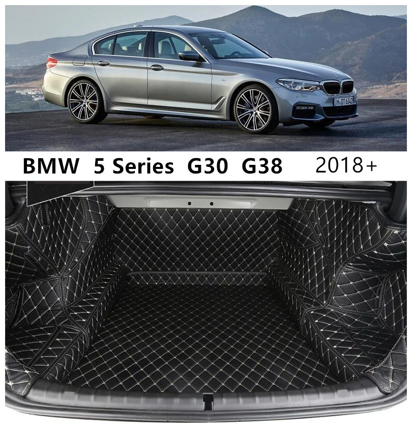 

For BMW 5 Series G30 G38 2018 2019 2020 2021 Full Rear Trunk Tray Liner Cargo Mat Floor Protector Foot Pad Mats
