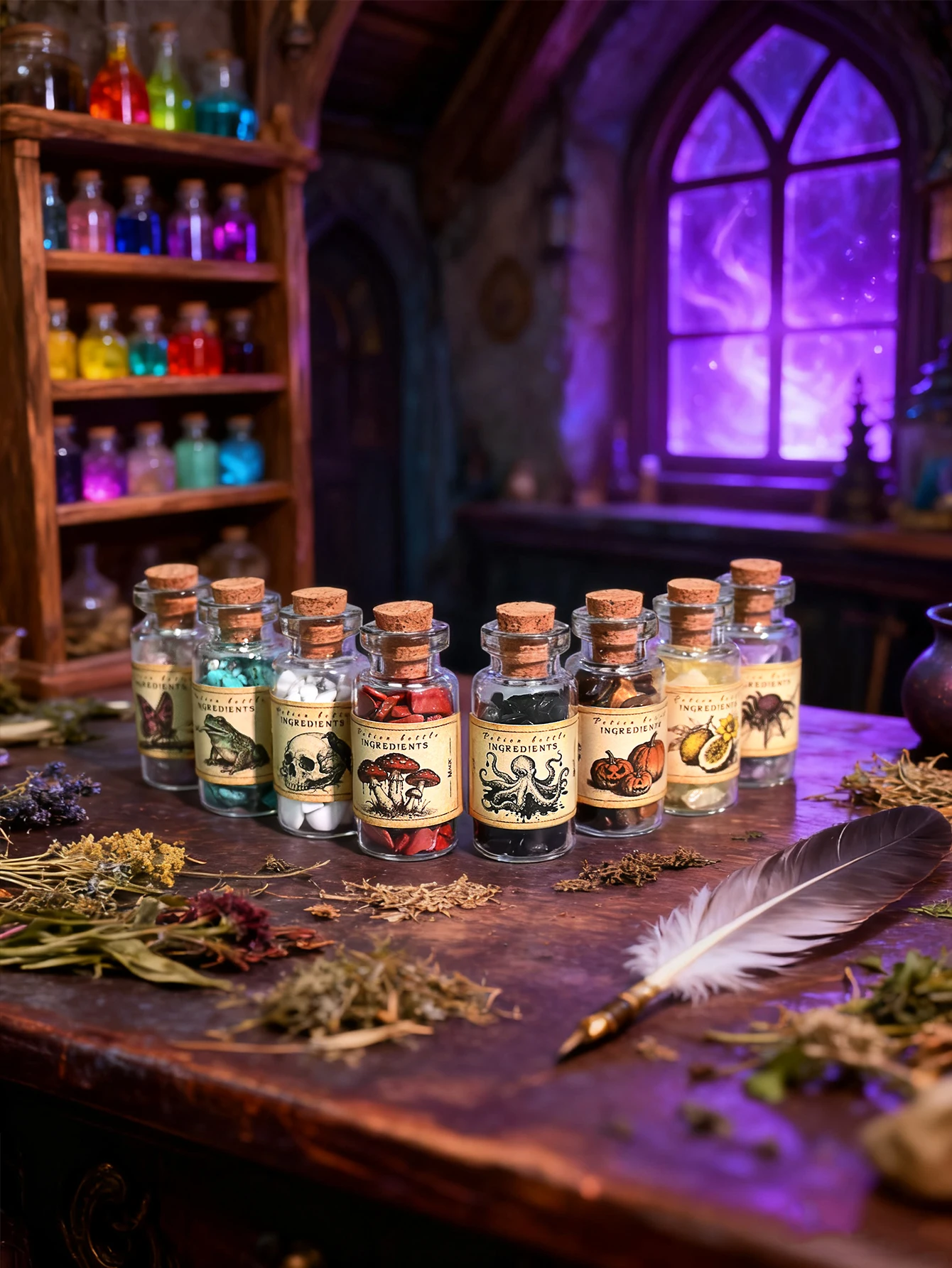 Enchanting Miniature Magic Stone Ornament - Perfect for Parties and Home Decor