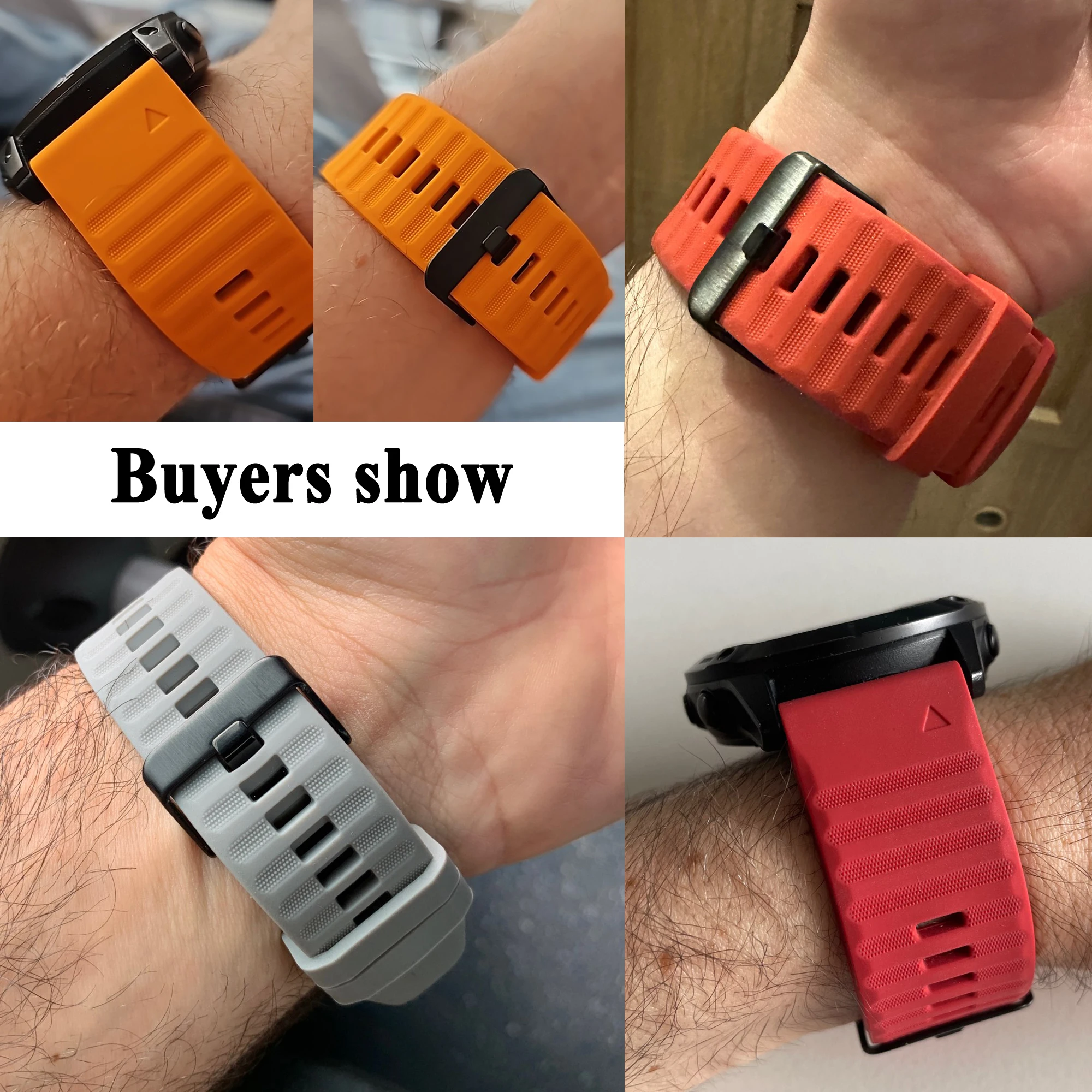 Enduro 2 Durable Silicone Watch Band - Quickfit Strap for Adventure and Sport Enthusiasts
