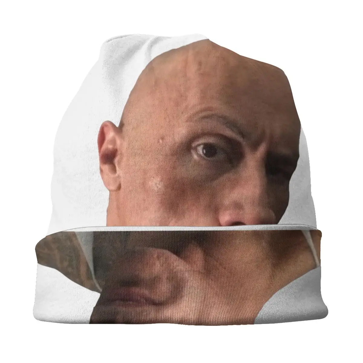 Sobrancelha Meme Dwayne The Rock Johnson Bonnet Chapéus Moda Malha Chapéu  Para Homens Mulheres Outono Inverno Quente Skullies Gorros Caps - AliExpress