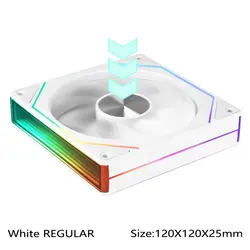 Prism 7PRO 120mm RGB Case Cooling Fan with PWM Control and CD Pattern Axis (Other)